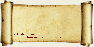 Jovana Tadić vizit kartica